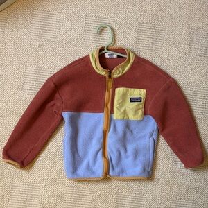 Patagonia kids zip up fleece size 5T